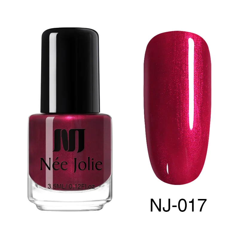 Glitter NJ-17 NEE JOLIE 3,5 мл/7,5 мл Магнитный кошачий глаз ногтей голографический лак Хамелеон кошачьи глаза Декоративный Лак для ногтей лак 22 цвета - Цвет: Glitter NJ-17