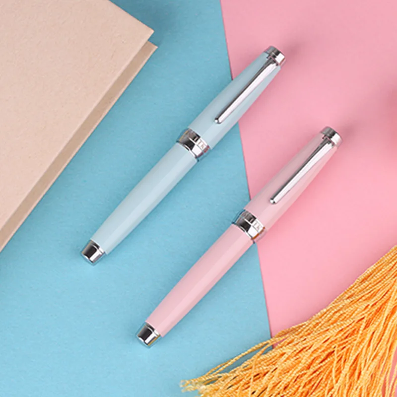 

1 шт. Уездах моцзян Новый луна 3 перьевая ручка металлический лак чернильная ручка EF/M/EF изогнутое перо конвертер наполнитель канцелярские оф...