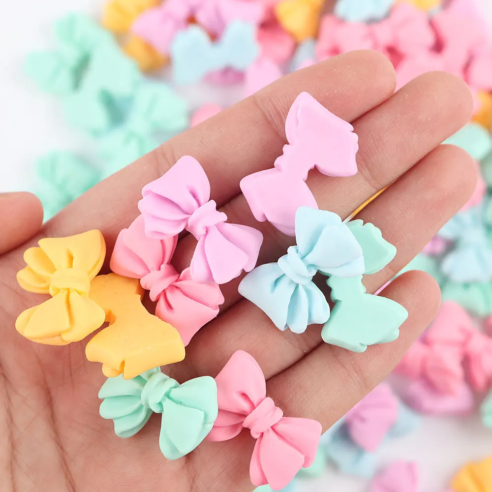 

10pcs/Lot Cartoon Heart Resin Crafts For Handmade Kid Crafts Material