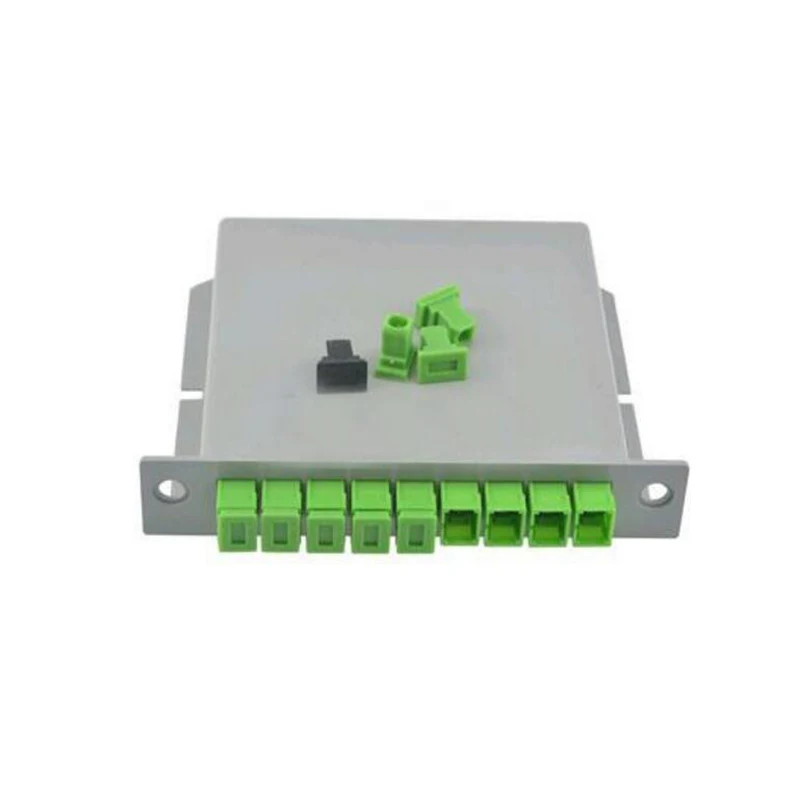 SC APC PLC 1X8 Сплиттер Волоконно-оптический ящик FTTH сплиттер коробка с 1*8 плоских