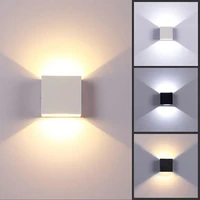 led wall light outdoor lamp waterproof ip65 6w porch garden wall lamp sconce balcony terrace decoration lighting lamp