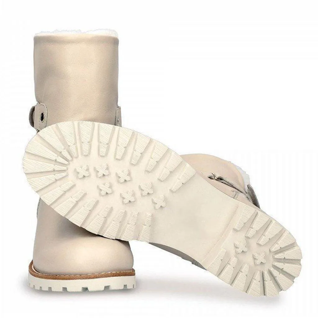 2020 Women Winter Boots Fashion Solid Color Plus Short Plush Shoes Woman Round Toe Slip-On Booties Ladies Med Square Heels | Обувь