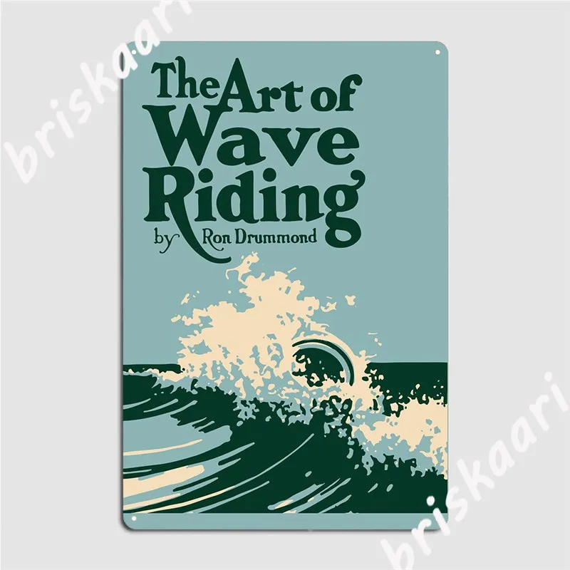 

Арт волны езды металлический знак клуб бар классический декор стен оловянный знак плакат