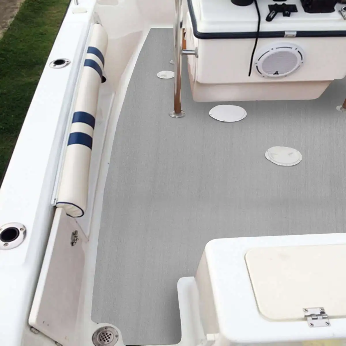 Лист для защиты пола морской лодки яхты 2400x1200 мм синтетический настил из тикового