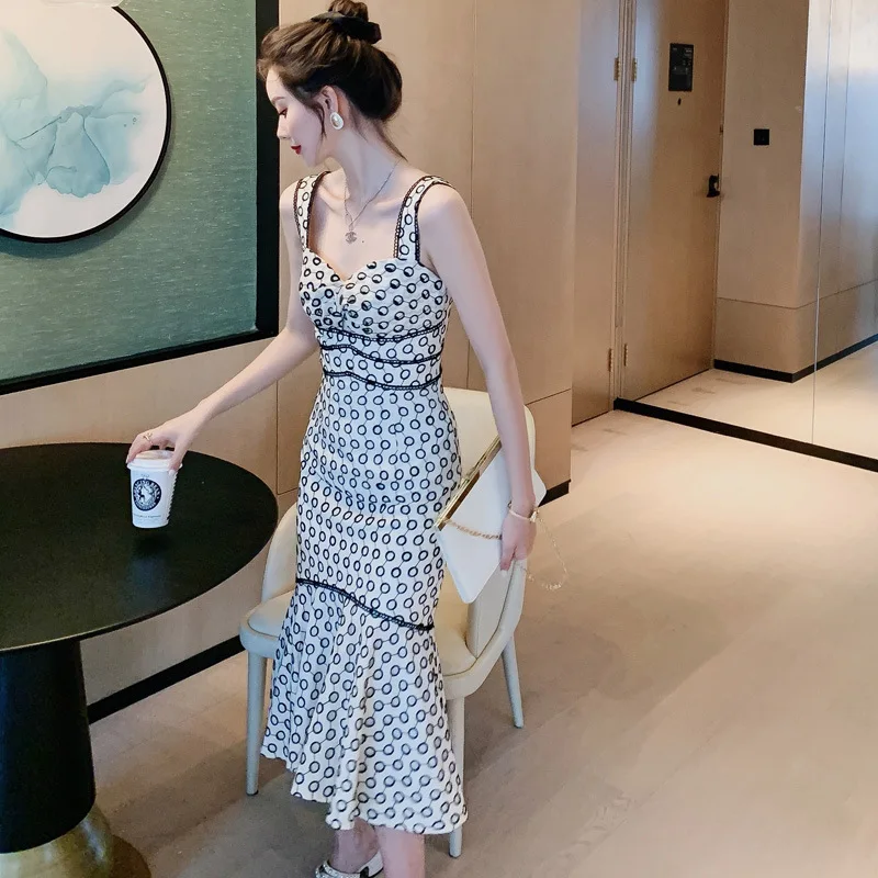 

2021 Summer New Women's Fashion Celebrity Sexy Off Shoulder Slim LACE SLING