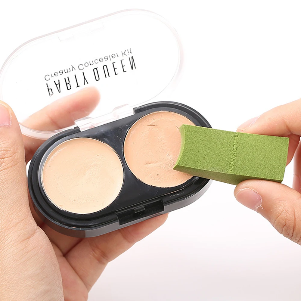 24 шт. треугольная губка для основы макияжа косметическая пудра гладкая