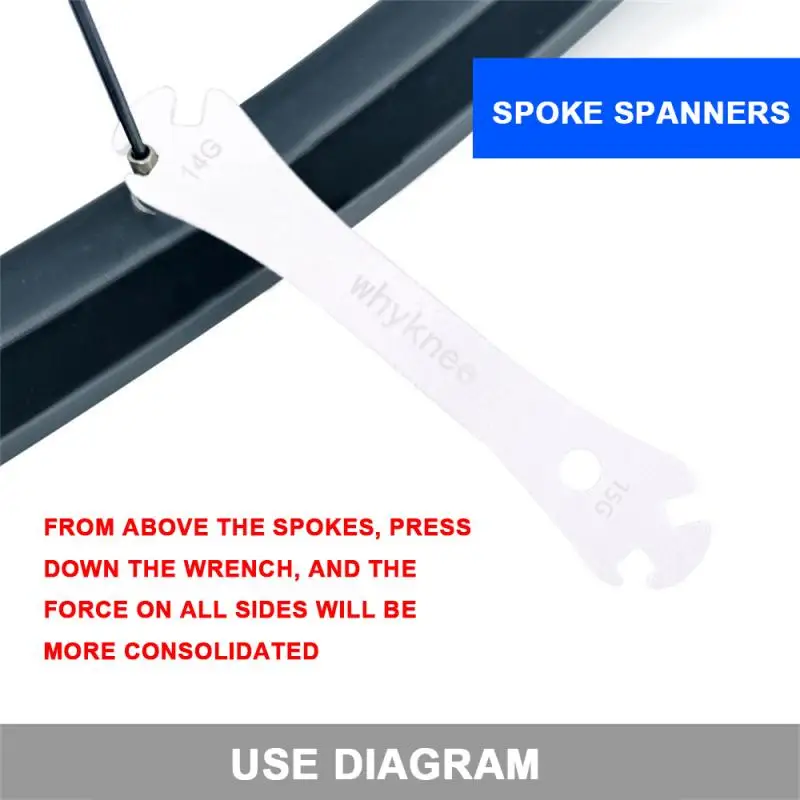 

Bicycle Repair Tools AUBTEC Adjusting Spanner Tightening 14G Mountain Bike Braided Ring Wire Spanner Repaire Maintenance