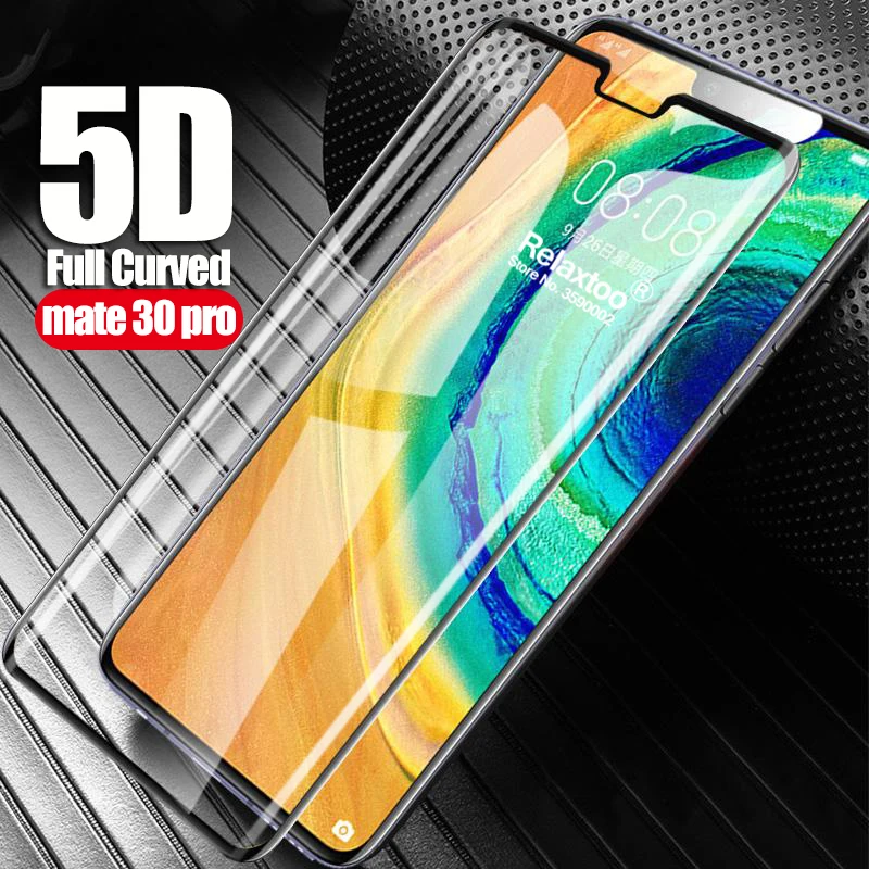 5D полное покрытие закаленное стекло для Huawei Mate 30 Pro защитное Huawey Hauwei Mate30 Lite 30pro