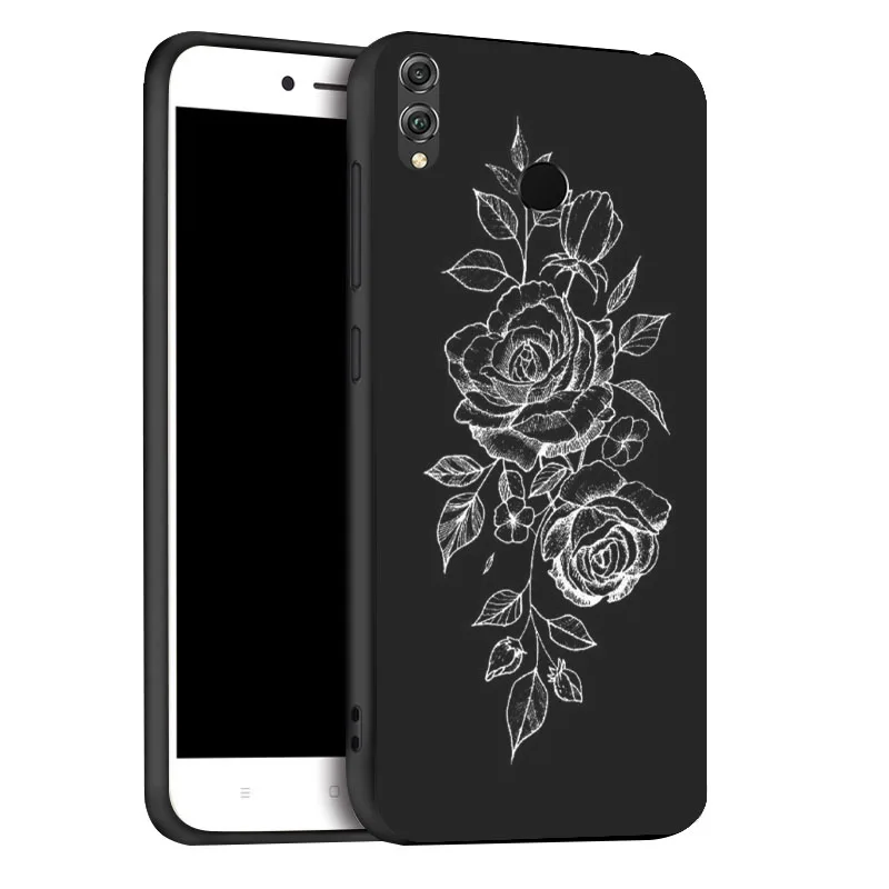 x066 Черный кремниевый Honor 8X Мягкий силиконовый чехол из термопластика чехол для huawei Honor Play 8A 9 10 Lite 3 Honor8X Honor8A Чехлы для крышки Fundas бампер - Цвет: x066
