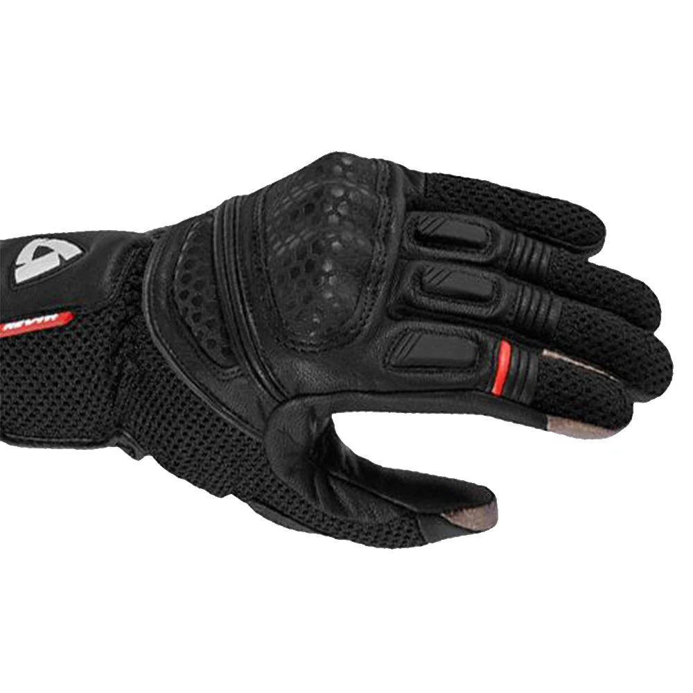 

Revit Dirt 2 Mens Leather Gloves Black Motorbike Gants Off Road Protective Guantes Breathable