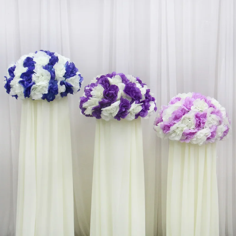 Новинка недорогой цветочный шар римская колонна дорожный свинцовый Фотофон для