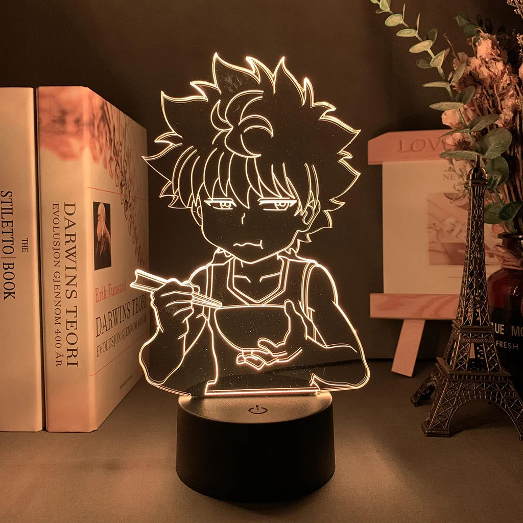 Светодиодный светильник Hunter X Killua для детской спальни декор Hxh светодиодный