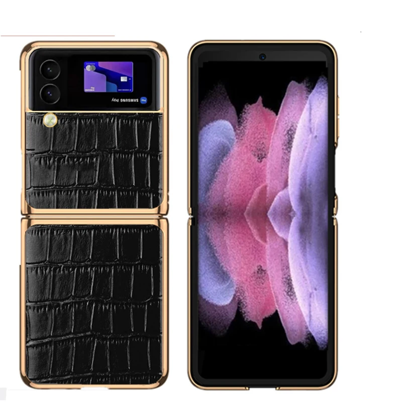 

Металлический чехол для Samsung Galaxy Z Flip 3, чехол для Galaxy Z Flip3 5G F7070 F720