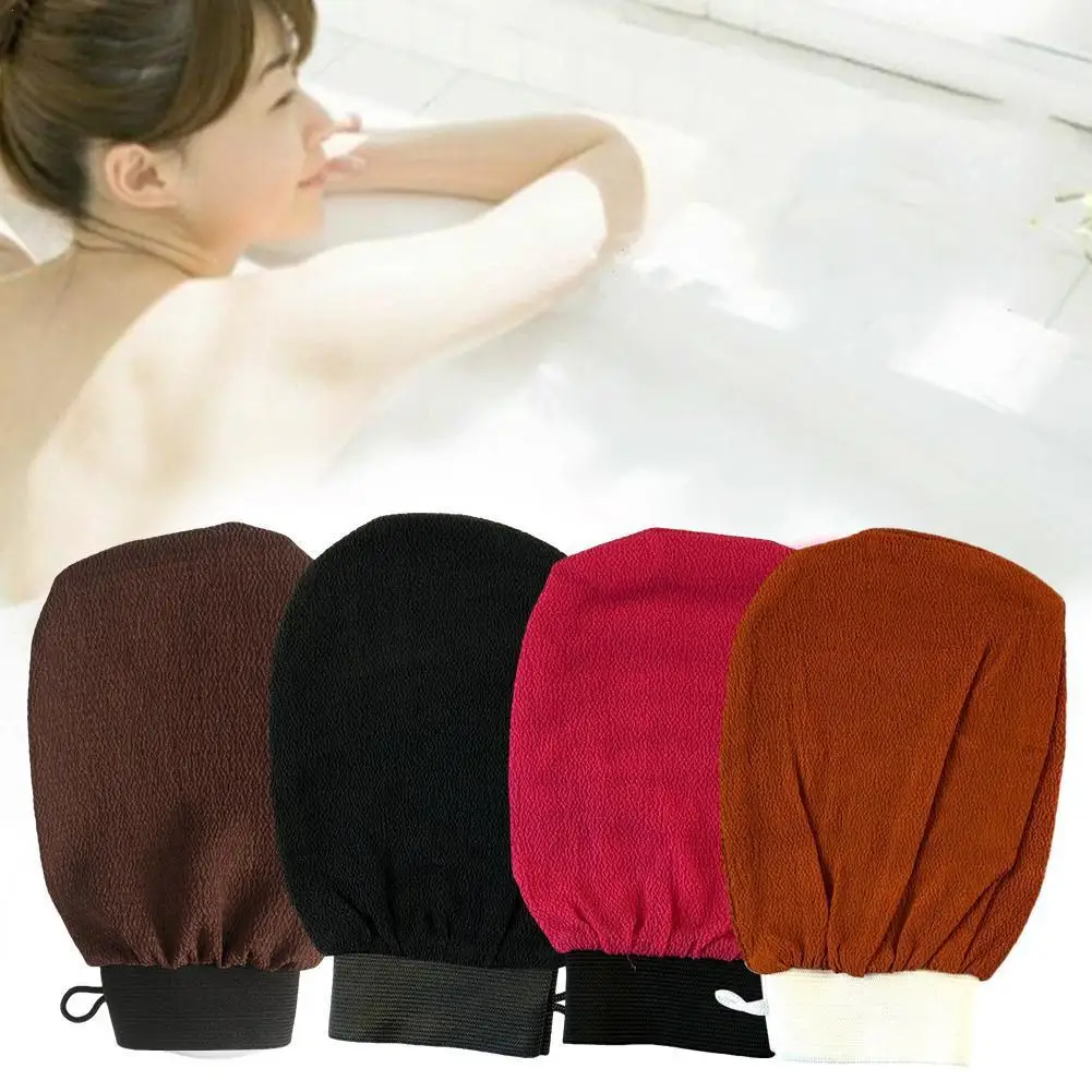 

Shower Bath Scrub Glove Exfoliating Body Scrub Tan Removal Exfoliate Massage Towel Glove Peeling Mitt C8I7
