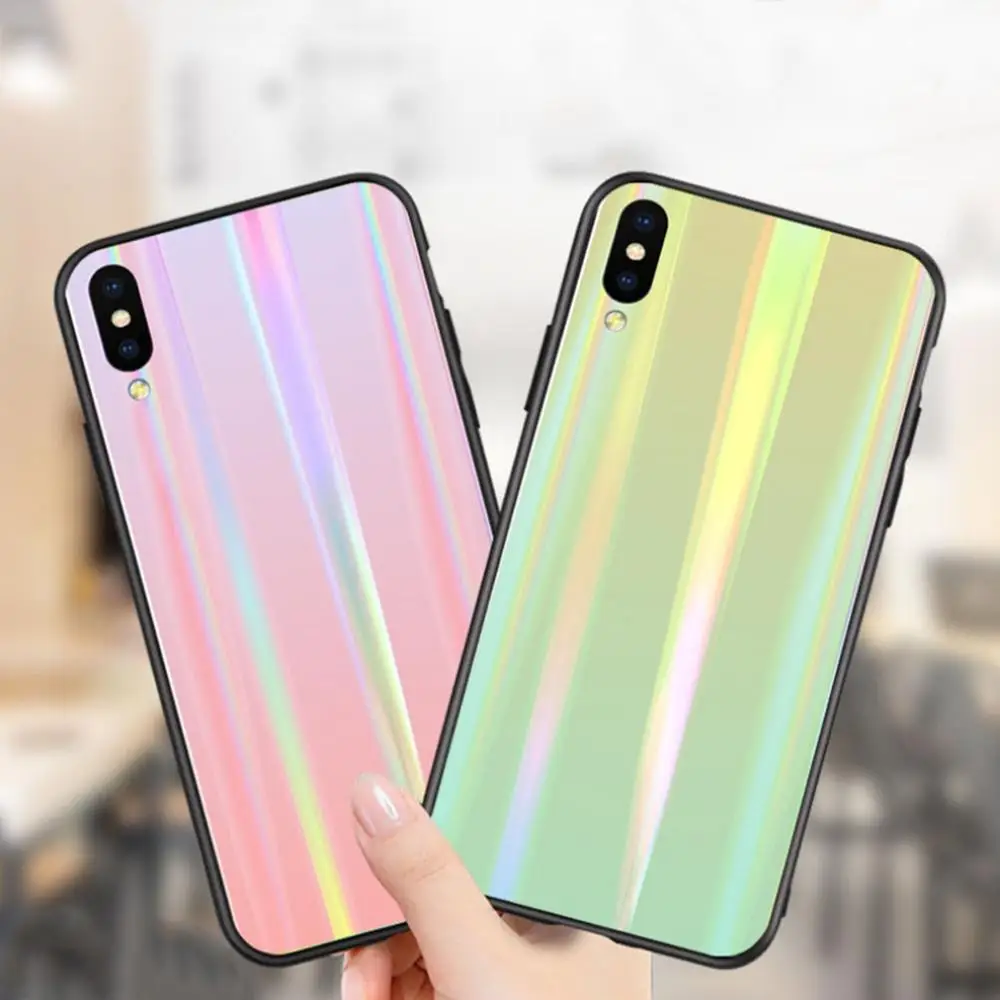 Градиент закаленное Стекло чехол для телефона s meizu 15 15p 16 16p v8 pro 16s 16xs meilan s6 e3 note6 5s