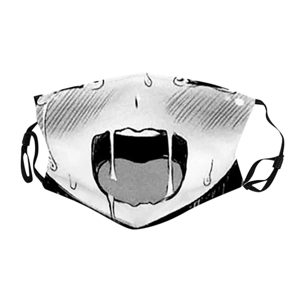 Маска с принтом аниме для взрослых косплея на Хэллоуин | Тематическая одежда и