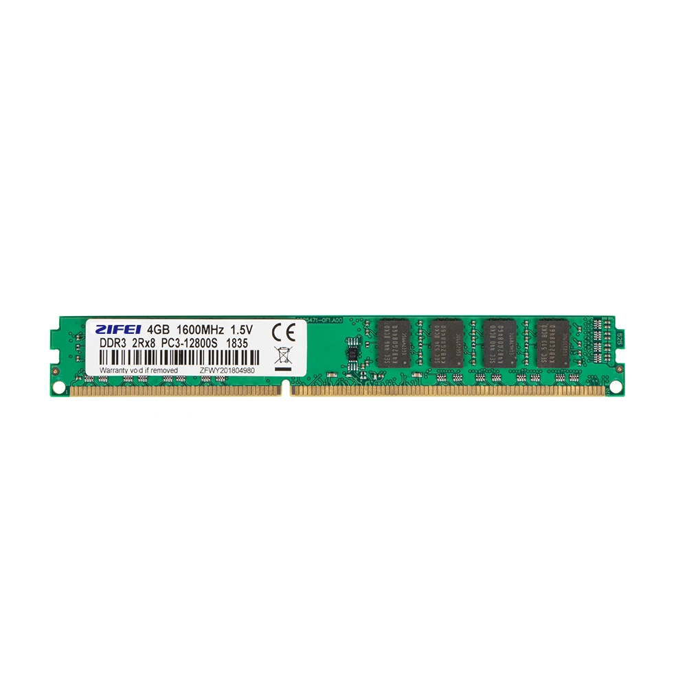 zifei ram ddr3 8gb 4gb 1600mhz 1333mhz 1066mhz 240pin udimm desktop memory fully compatible for intel and amd free global shipping