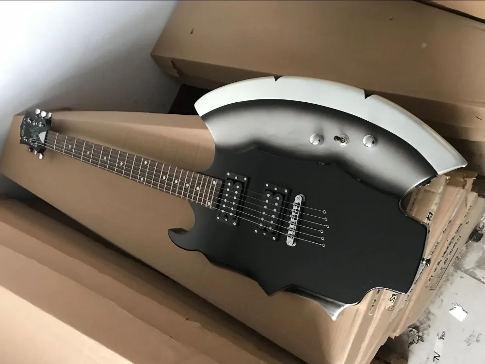 Custom shop стиль Cort GENE SIMMONS топор электрогитара с хромированной фурнитурой cort simmons топор гитара