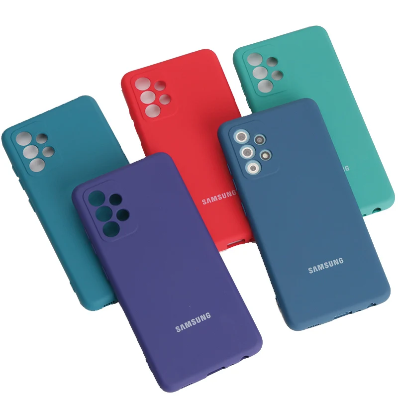 Чехол для Samsung Galaxy A52 A72 мягкий на ощупь защитный чехол шелковистый силиконовый