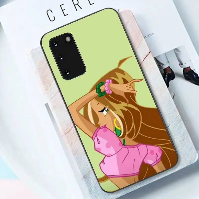 

Girl Winx Clubs Phone Case for Samsung S10 21 20 9 8 plus lite S20 UlTRA 7edge