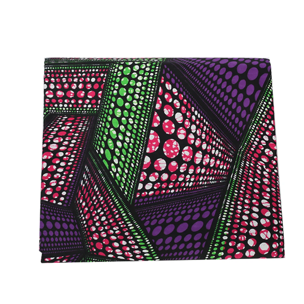 100% хлопчатобумажная африканская ткань из натурального воска для платья