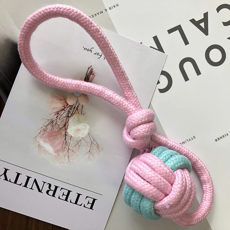 6 шт./упак. жевать хлопковая верёвка собачья игрушка для собак на открытом воздухе