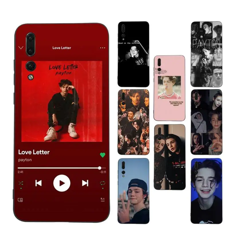 

Payton Moormeier Merch Accessories Phone Case Soft Silicone Case For Huawei P 30lite p30 20pro p40lite P30 Capa