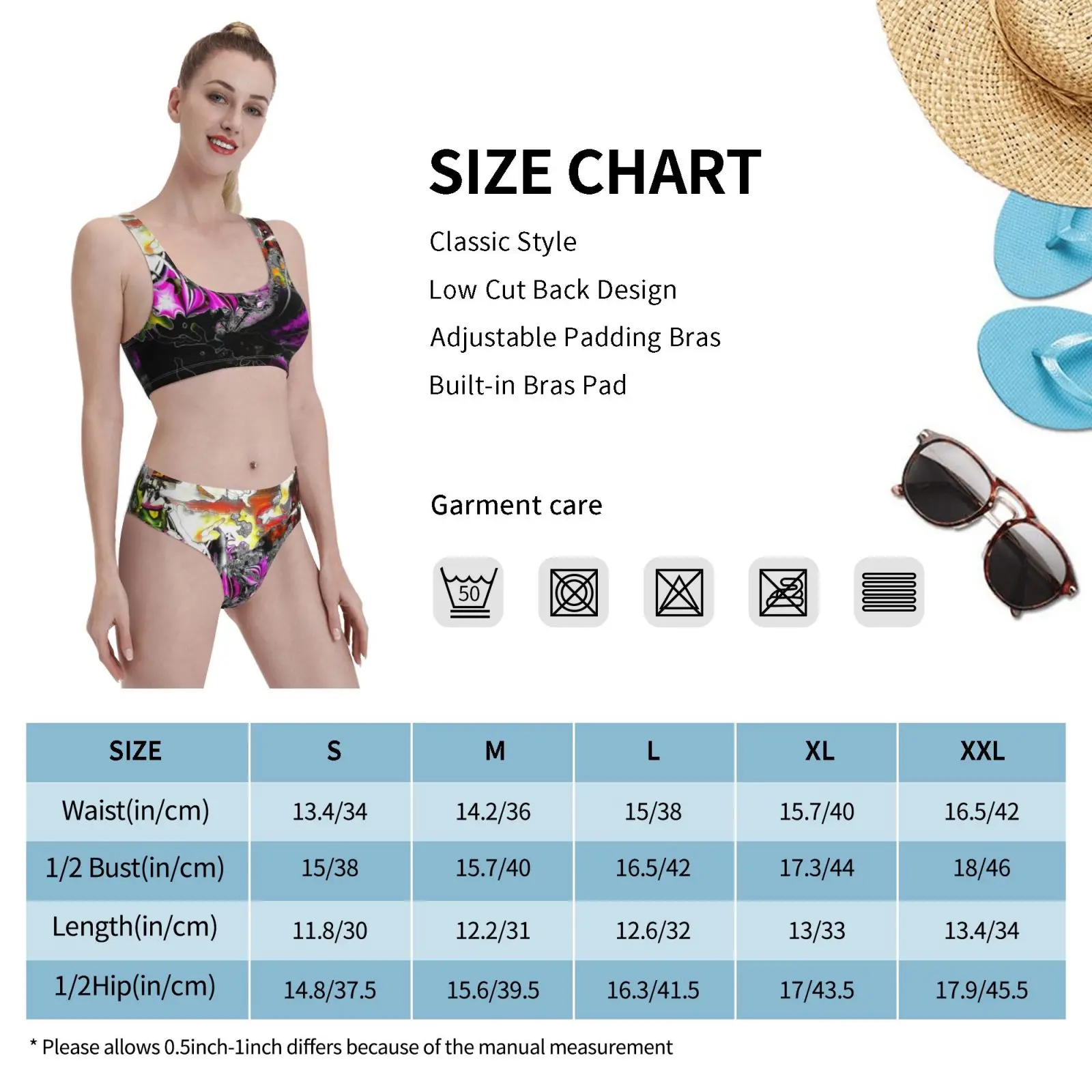 

Kashmir Swimsuit one piece Bikini Padded Gold Music Purple Fractal Led Manipulation Copper Psychedellic Kashmir