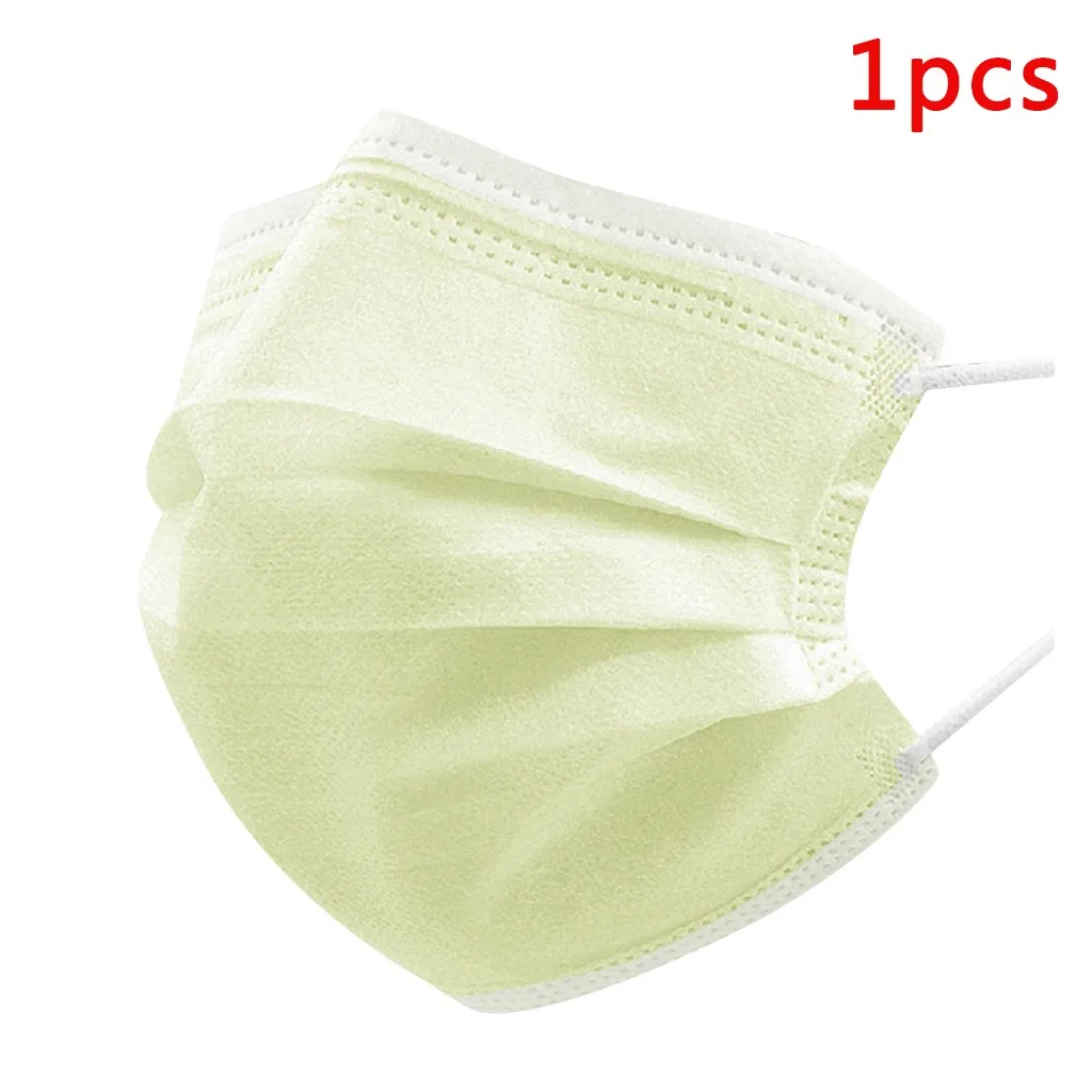 1 ~ 100 шт взрослые одноразовые маски для лица дышат мелтдутый рот крышка Наружные
