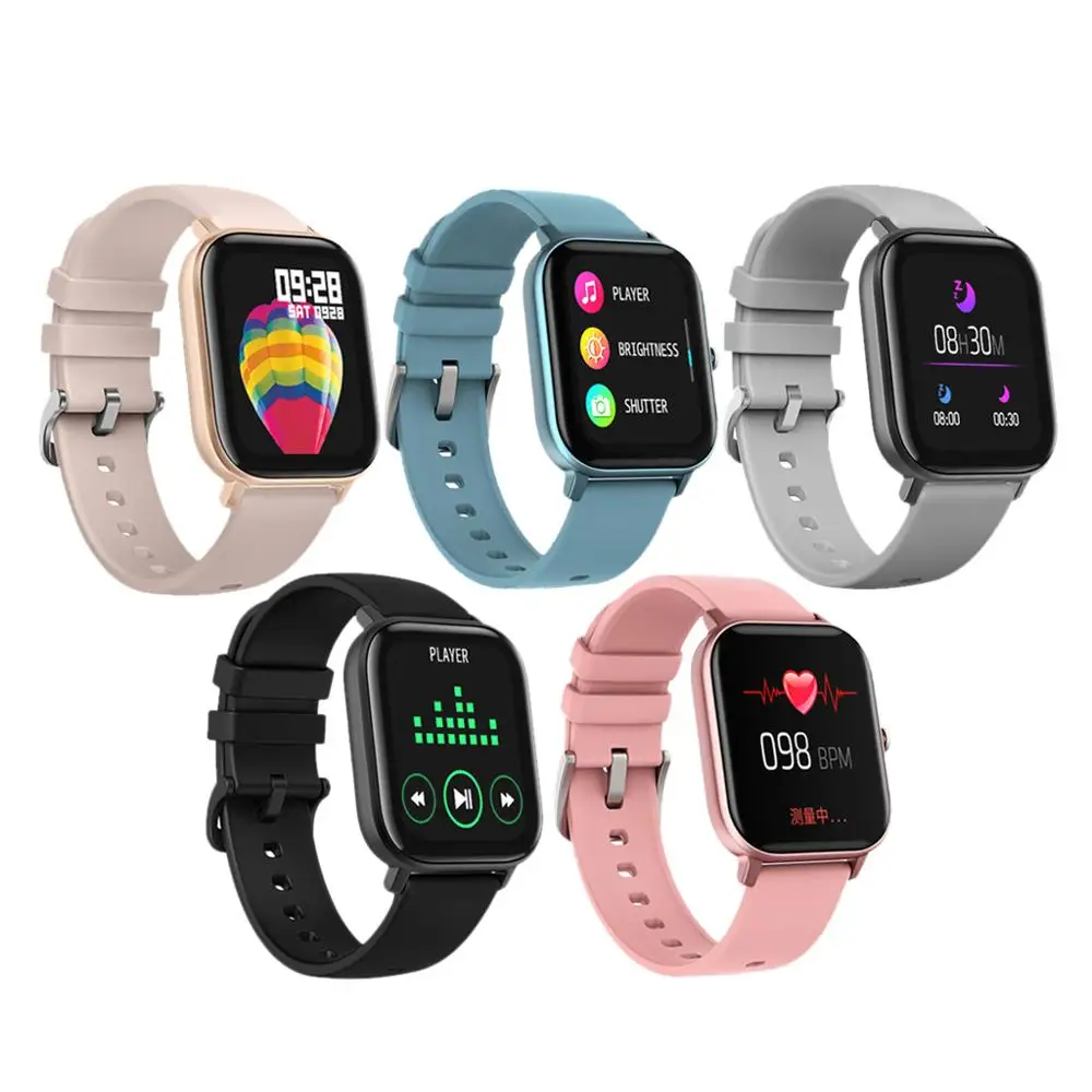 

2021 New Smart Watch Wristband Men Women Sport Clock Heart Rate Monitor Sleep Monitor Smartwatch tracker for phone Color Screen