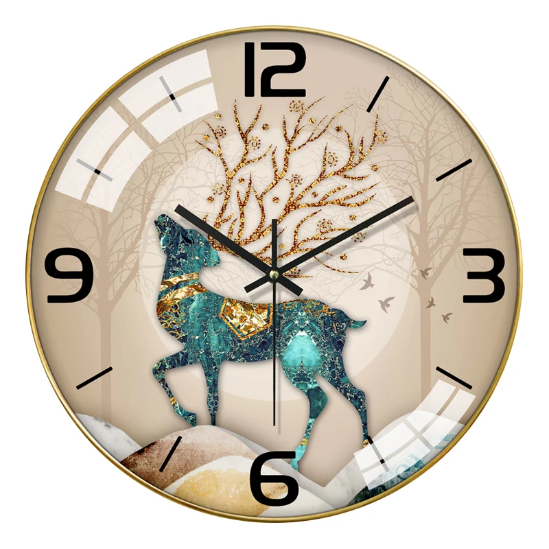 

Nordic Glass Wall Clock Gold Color Art Creative Digital Wall Clock Modern Silent Orologio Da Parete Wall Clocks Home Decor 22