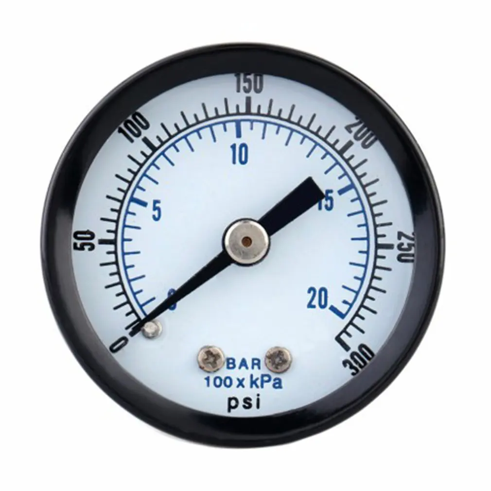 

TS-Y91 1/4 Inch NPT 0-300psi 20bar Pressure Gauge Air Compressor Pressure Gauge Water Pressure Tester