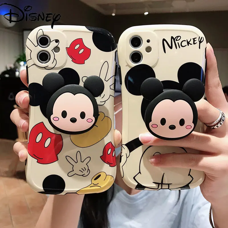 

Чехол для телефона Disney для IPhone 7/8P/X/XR/XS/XSMAX/11/12Pro/12mini чехол для телефона с Микки Маусом и Минни