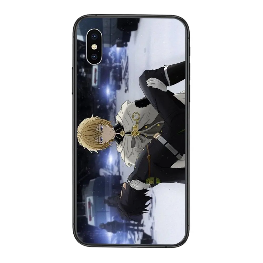 Мягкий ТПУ чехол для сотового телефона Owari No Seraph Apple iPhone 11 12 Pro Mini X XR XS MAX 5 5S 5C SE 6 6S 7 8
