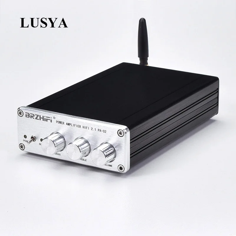 Lusya TPA5613 2 1 HIFI цифровой аудио усилитель QCC3008 Bluetooth 5 0 75 Вт * + 150 мощности для