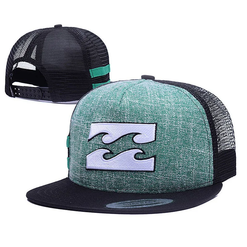

Fashion men's baseball cap hip-hop hat sea wave printing summer breathable mesh cap outdoor sun hats snapback hats gorras couple