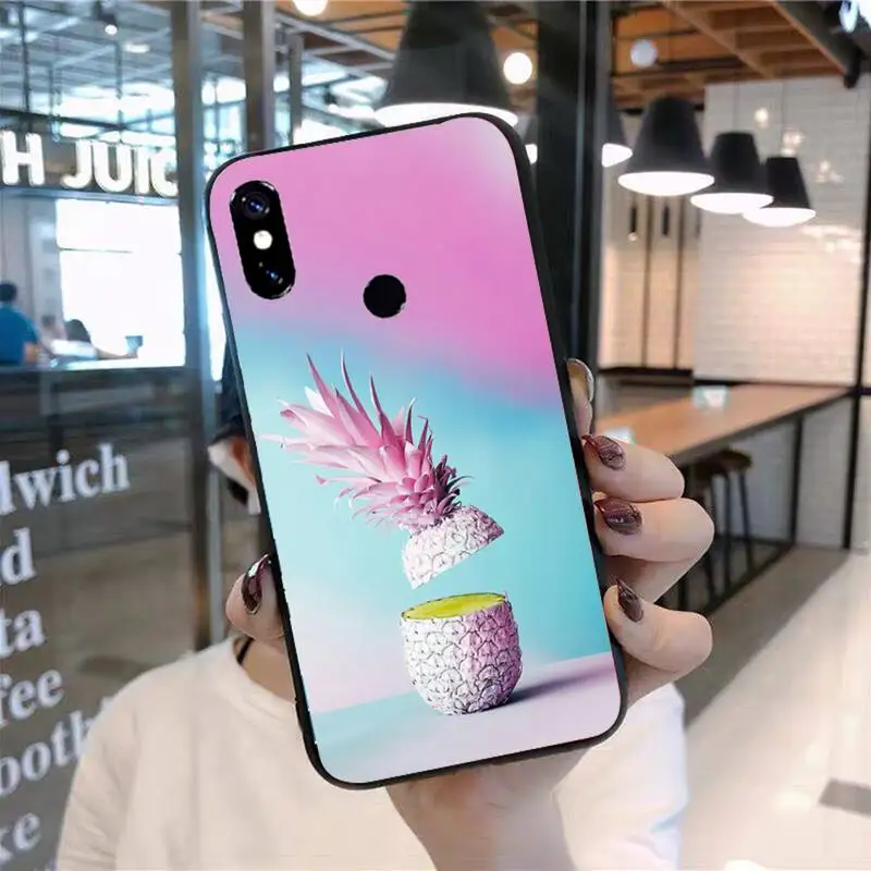 

pineapple Phone Case For Xiaomi Redmi 7 8 9t 9se k20 mi8 max3 lite 9 note 9s 10 pro