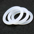 Белое Силиконовое уплотнительное кольцо толщиной 45 мм, наружный диаметр 15-80 мм, уплотнительная шайба пищевого класса, водонепроницаемая и термостойкая