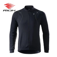 rion 2021 men cycling jackets thermal fleece bicycle jersey reflective mtb mountain downhill bike jersey maillot ciclismo