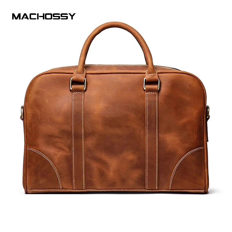 

Genuine leather Bag Men's Bags crossbody bag for male Shoulder messenger bag men leather Briefcase bag Flap big capacity Bags