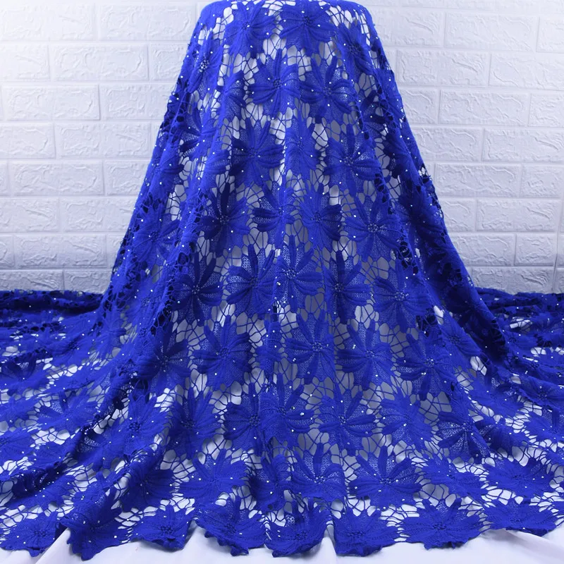 

Высококачественная африканская кружевная ткань Kalume, мягкая гипюровая кружевная ткань, зеленый водорастворимый шнур, кружевная ткань для в...