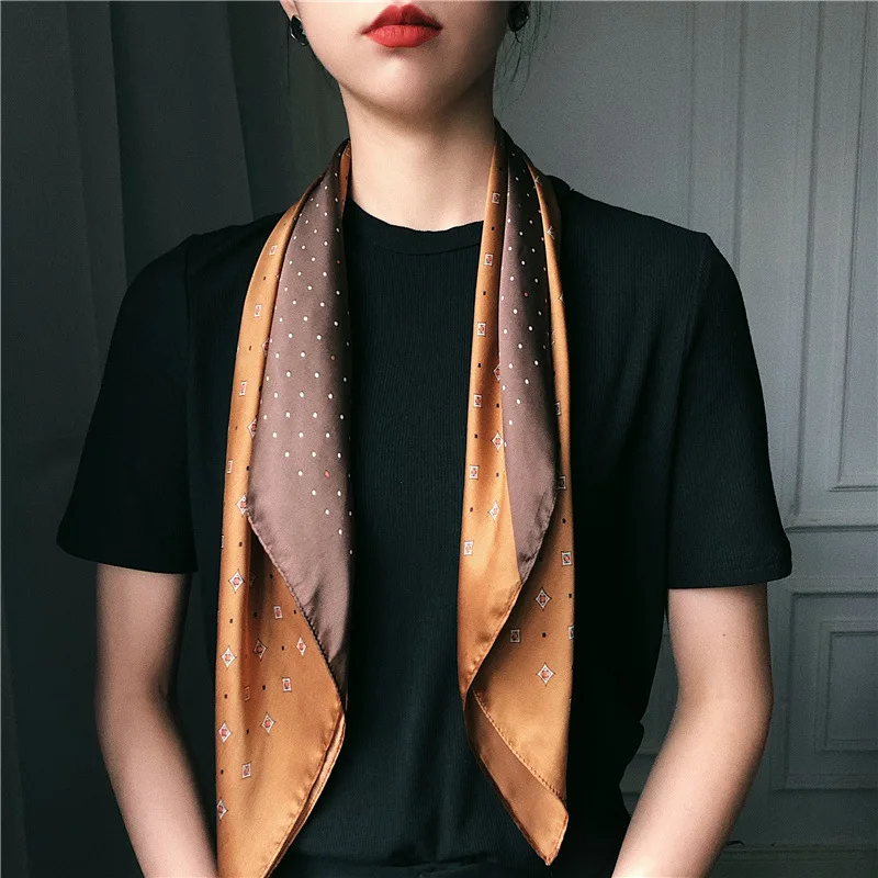 

New 2020 Women Bubble Silk Scarf Hijab Fashion Wrap Printe Shawls Headband Hijabs Brand Pashmina Bandana Foulard Scarves