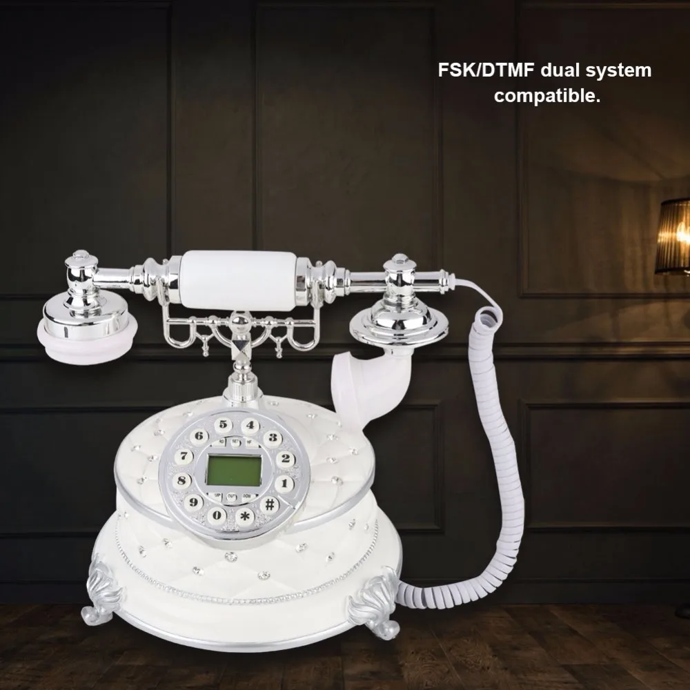 IDS-898, модный полимерный телефон FSK/DTMF, античный стационарный телефон, винтажный домашний стационарный телефон, Офисная спальня, телефон в европейском стиле