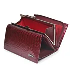 HH Роскошные для женщин пояса из натуральной кожи аллигатора короткий кошелек Женский на молнии и Hasp большой ёмкость крокодил