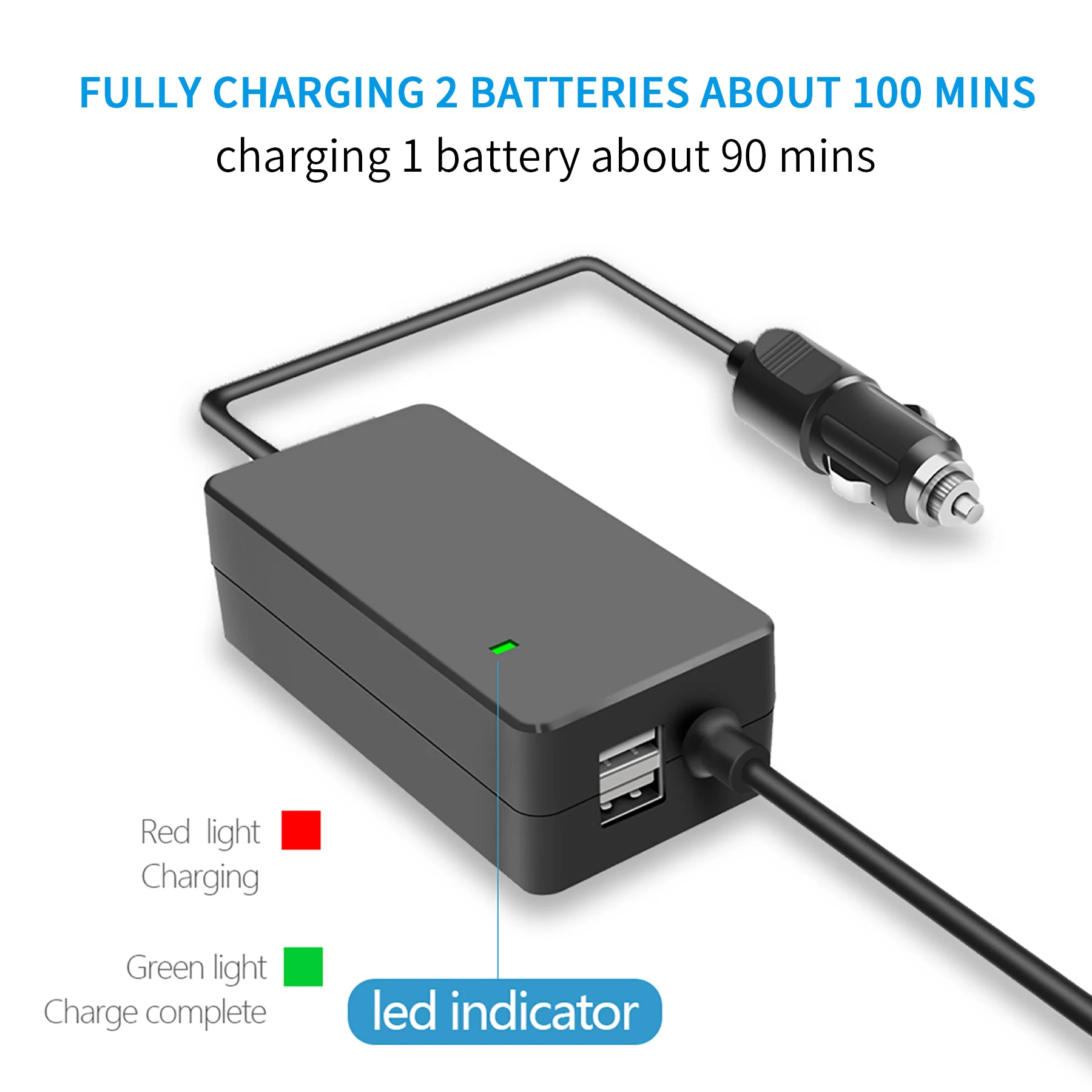 4 in 1 Battery Car Charger for DJI Mavic 3 Drone &amp Remote Controller Portable Multiple Rapid Charging Hub Accessories |