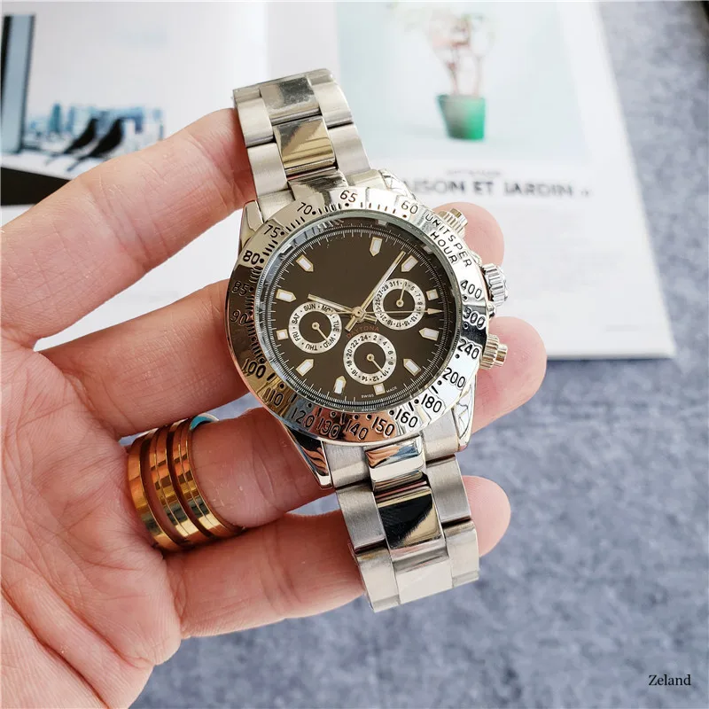 

2020 Luxury Men's AAA Quality Watch Men's Top Brand Watch Chronograph RLX Daytona Stopwatch Fashion Gift Montre Homme