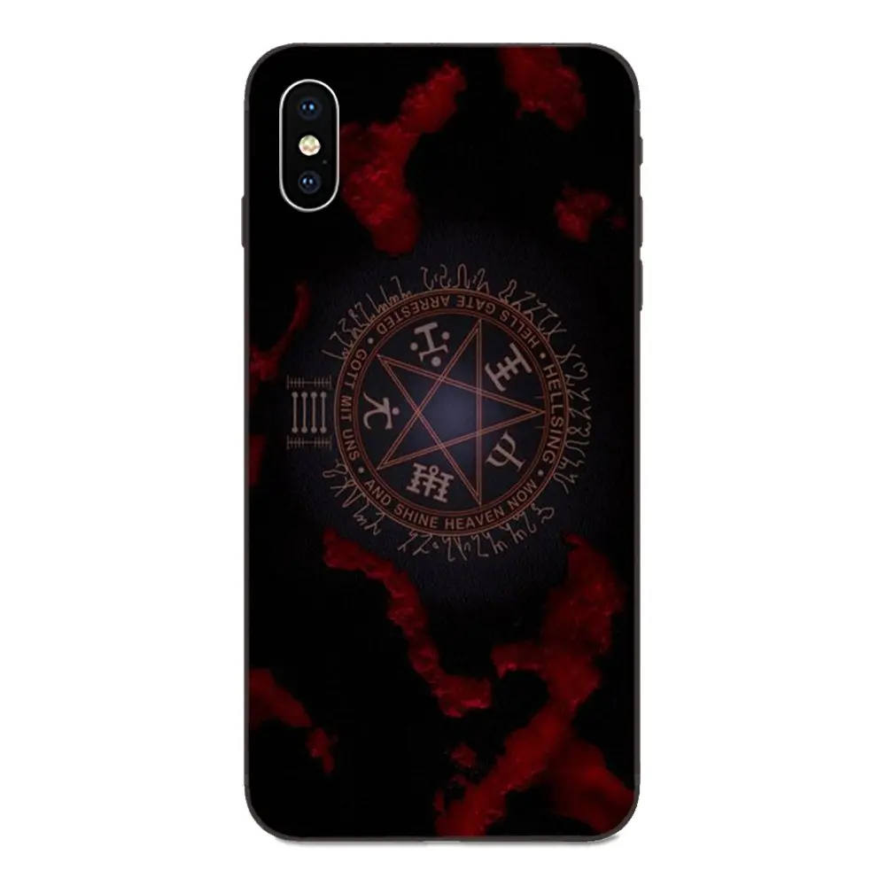Чехол из ТПУ с рисунком пентаграмма логотипом Hellsing для Xiaomi Mi Mix Max Note 2 2S 3 5X 6 6X 8 9 9T SE