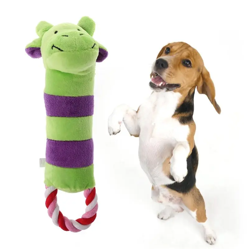 Игрушка для домашних животных с рисунком крупного рогатого скота плюшевая Милая