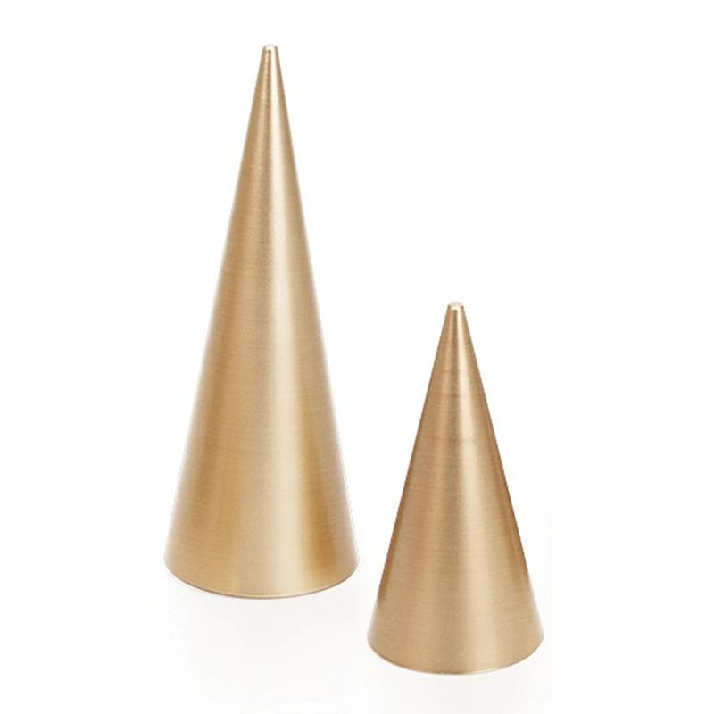 

Metal Cone Rings Holder Jewelry Display Stand Organizer Finger Ring Storage Rack