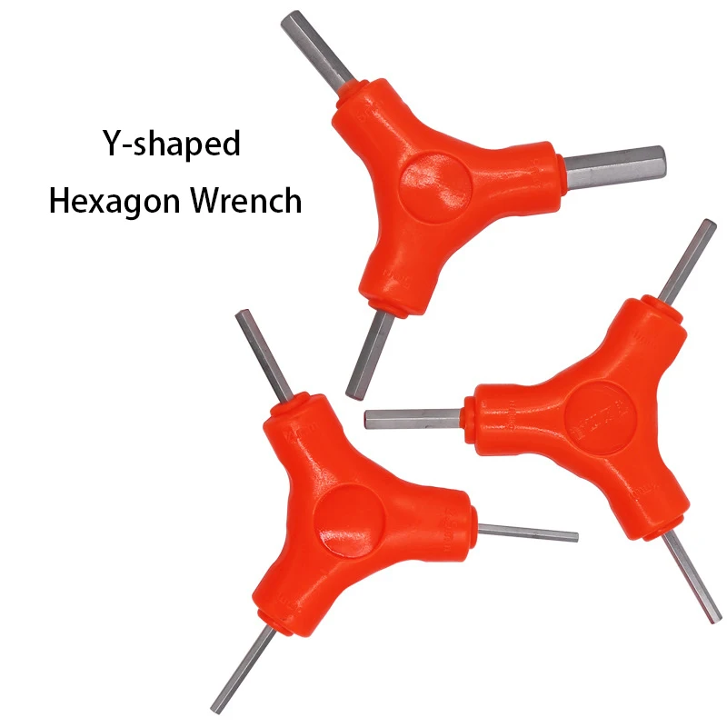 

Y-shaped Hexagon Wrench 3 In 1 Trigeminal Set 2.5/3/4/5/6/8mm Carbon Steel Hand Tools Bicycle Maintenance Tools
